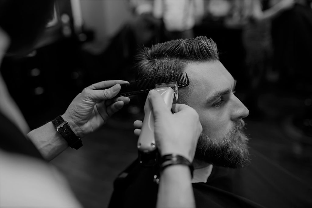 classic man cut and shave