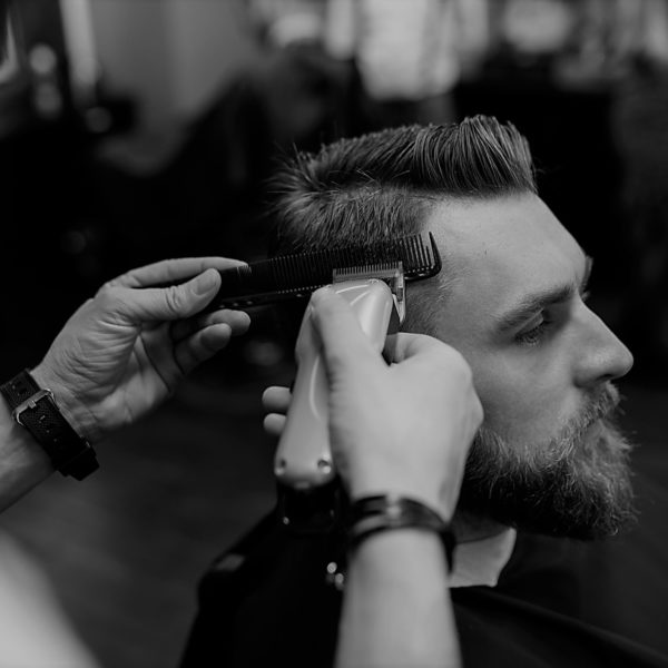 classic man cut and shave